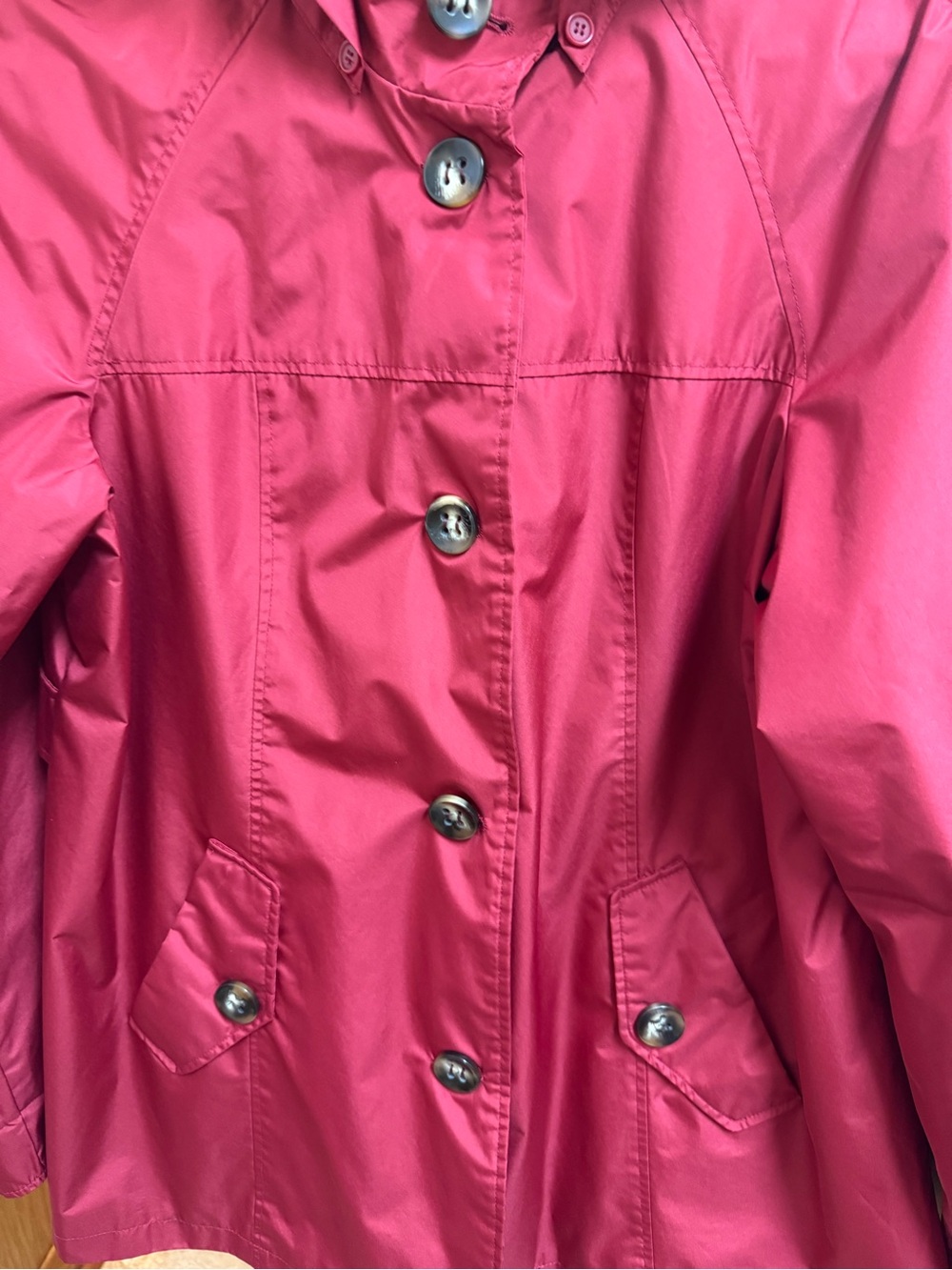 Women’s White Stag red button front raincoat EUC Size XL - Picture 2 of 12